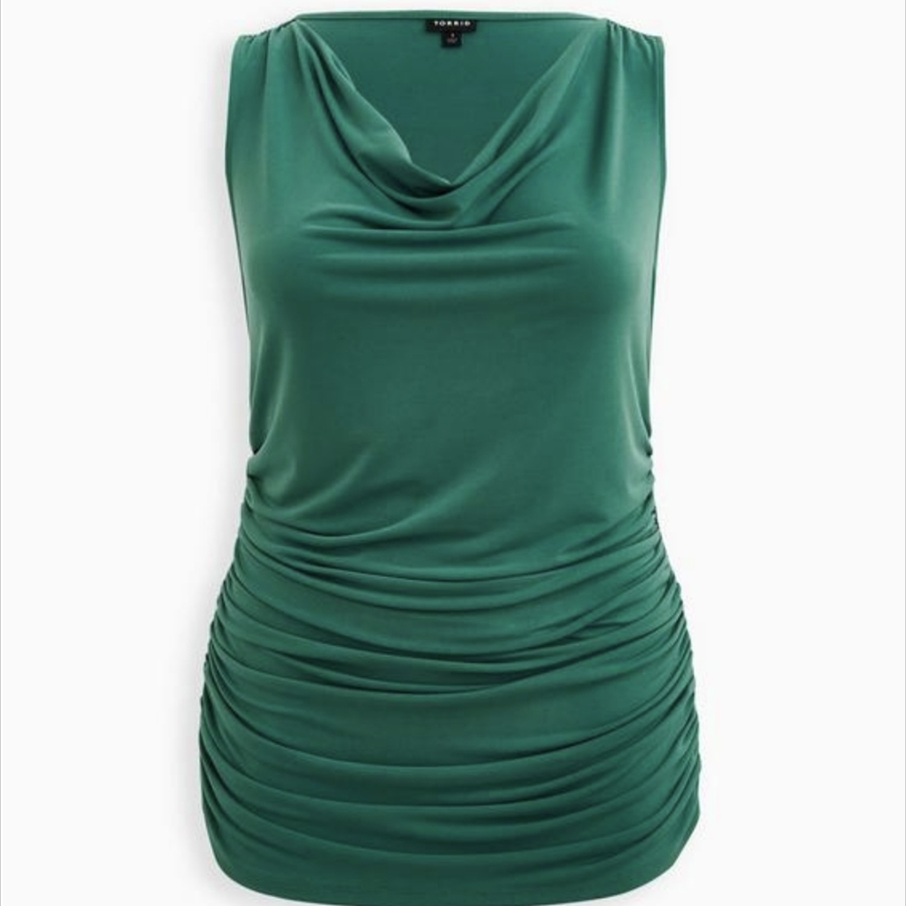 Torrid Studio Knit Cowl Neck Tank